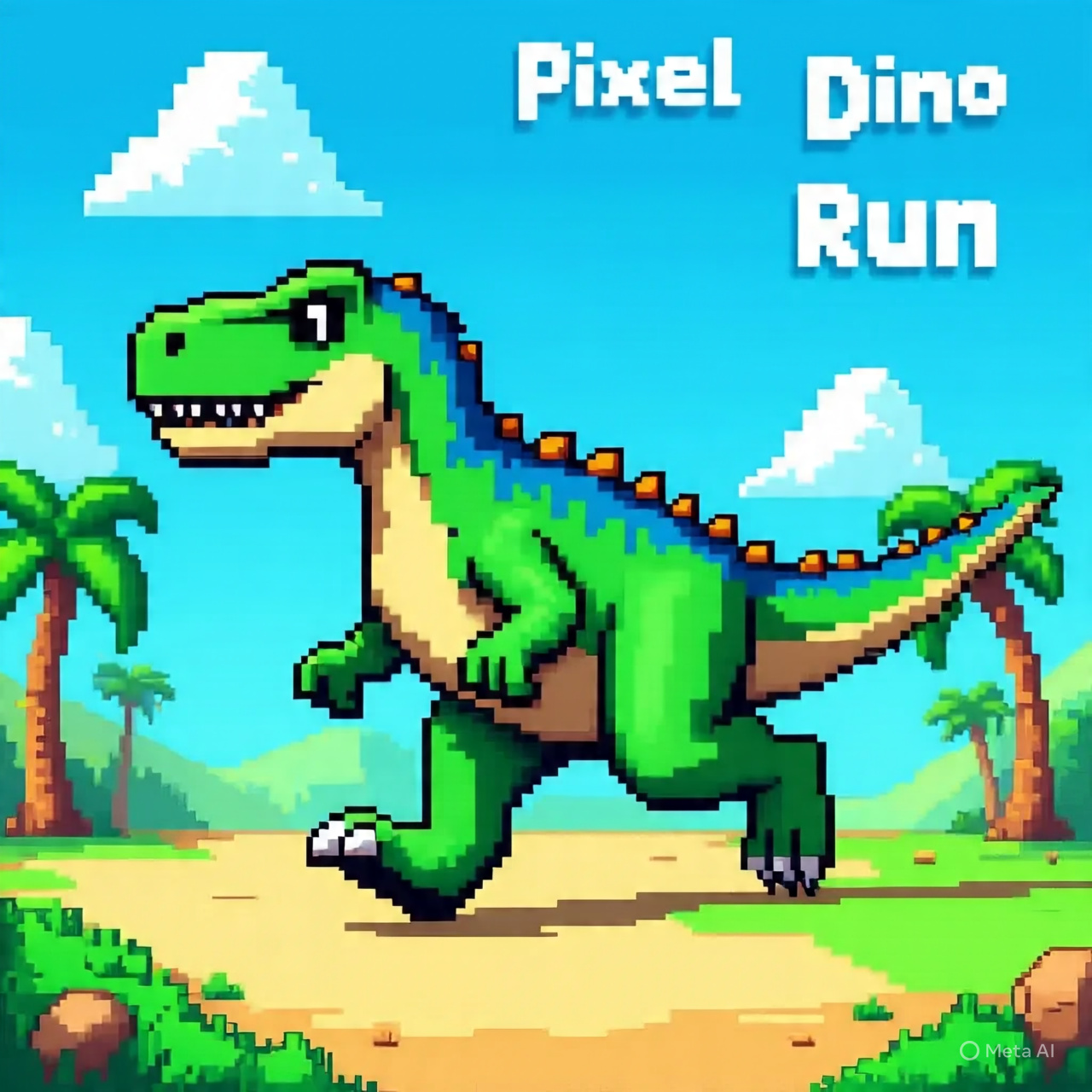 Pixel Dino Run